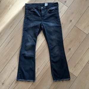 H&M boot cut, frayed end  jeans